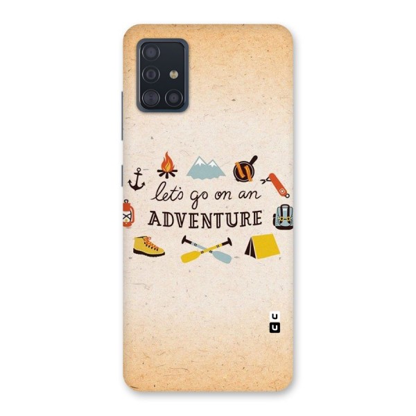 Lets Adventure Life Back Case for Galaxy A51