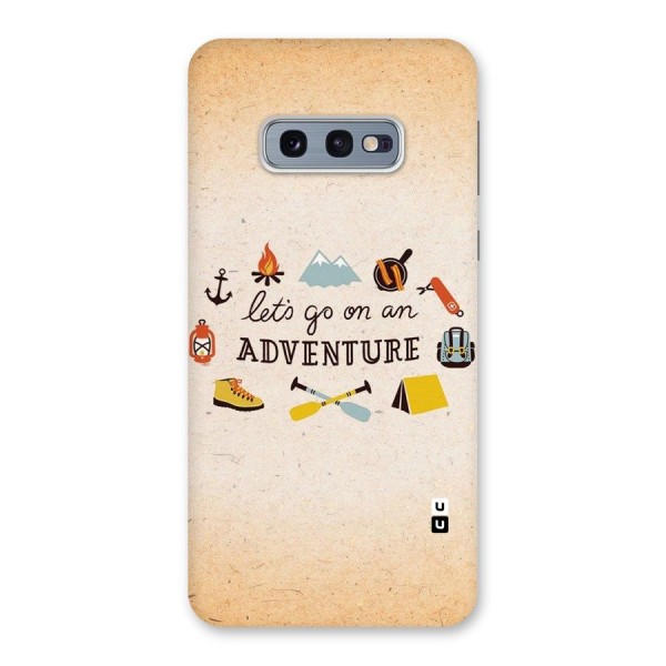 Lets Adventure Life Back Case for Galaxy S10e