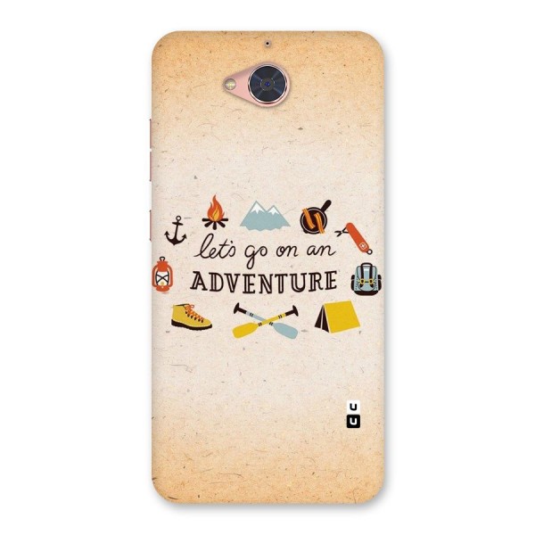 Lets Adventure Life Back Case for Gionee S6 Pro