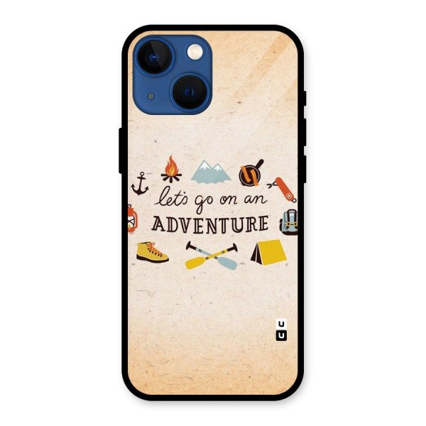 Lets Adventure Life Glass Back Case for iPhone 13 Mini