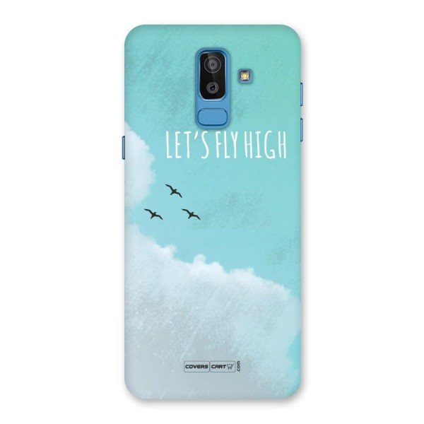 Lets Fly High Back Case for Galaxy J8