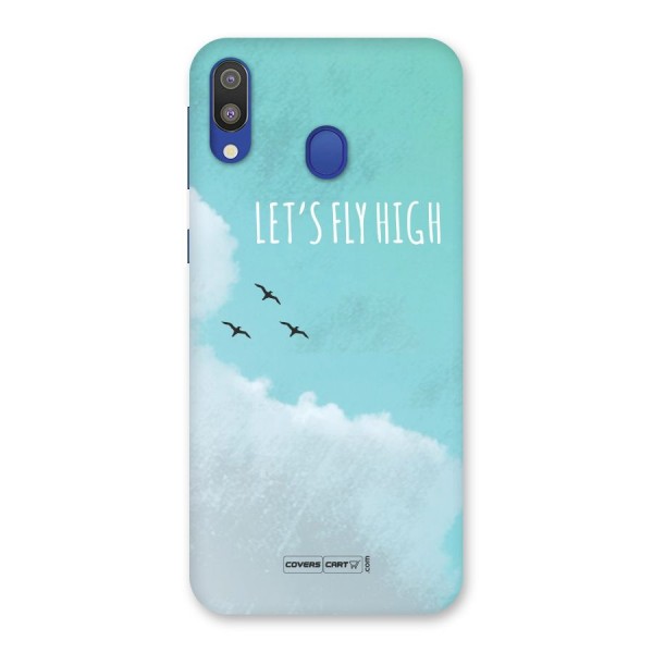 Lets Fly High Back Case for Galaxy M20
