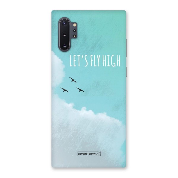Lets Fly High Back Case for Galaxy Note 10 Plus
