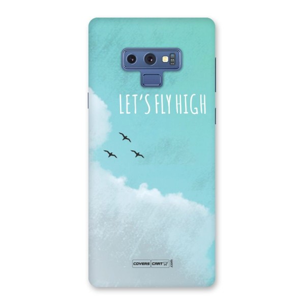 Lets Fly High Back Case for Galaxy Note 9