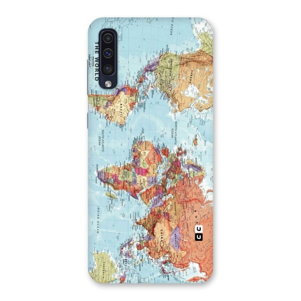 Lets Travel The World Back Case for Galaxy A50
