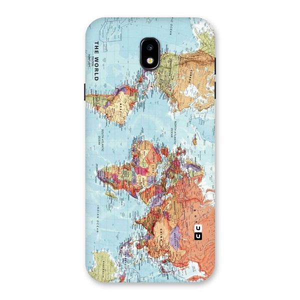 Lets Travel The World Back Case for Galaxy J7 Pro