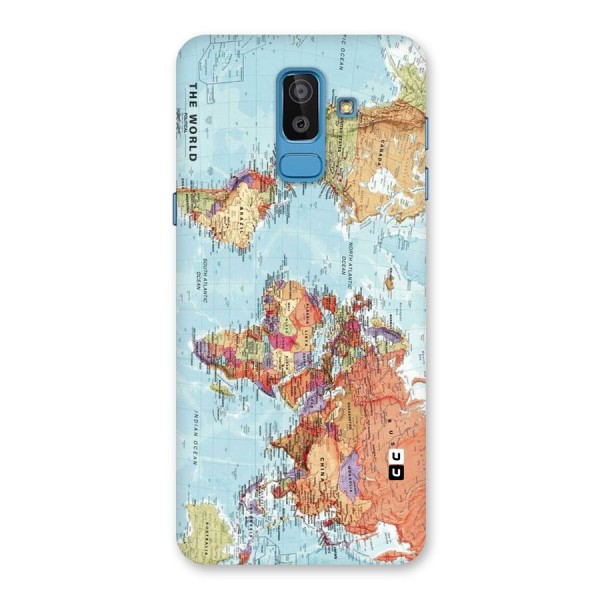 Lets Travel The World Back Case for Galaxy J8