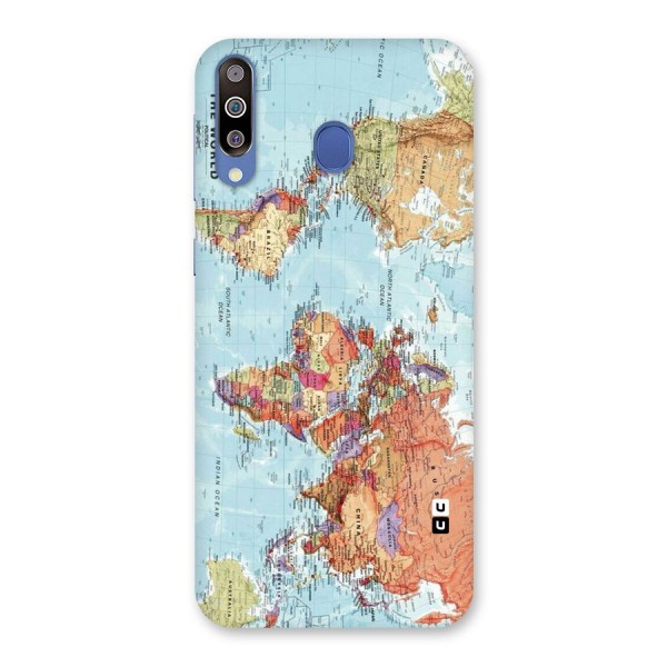 Lets Travel The World Back Case for Galaxy M30