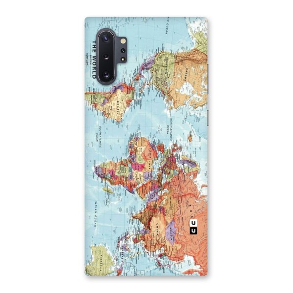 Lets Travel The World Back Case for Galaxy Note 10 Plus