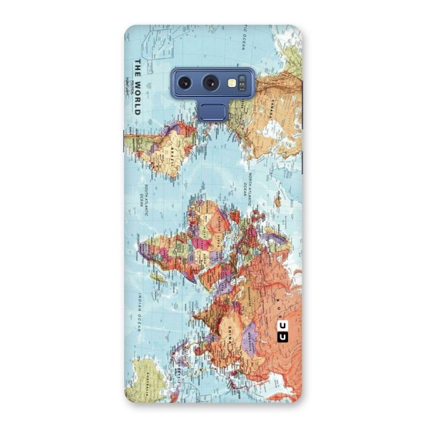 Lets Travel The World Back Case for Galaxy Note 9