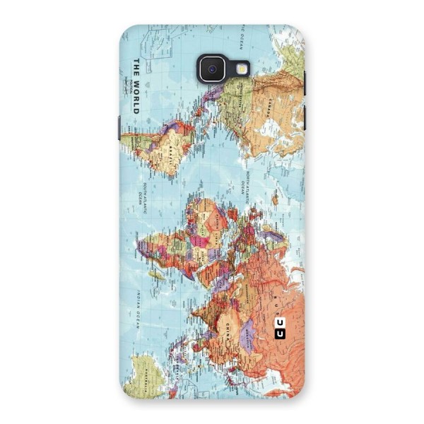 Lets Travel The World Back Case for Galaxy On7 2016
