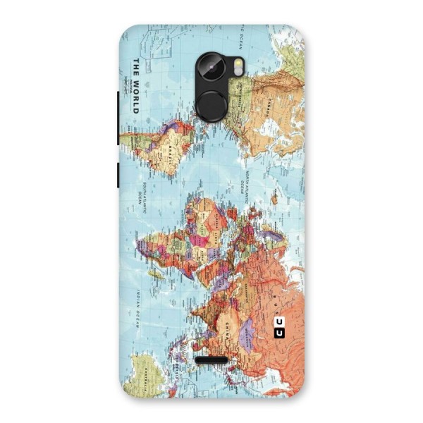 Lets Travel The World Back Case for Gionee X1
