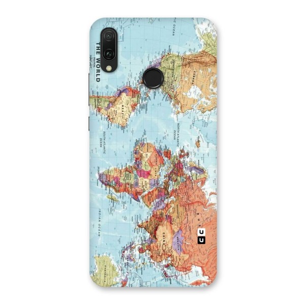 Lets Travel The World Back Case for Huawei Y9 (2019)