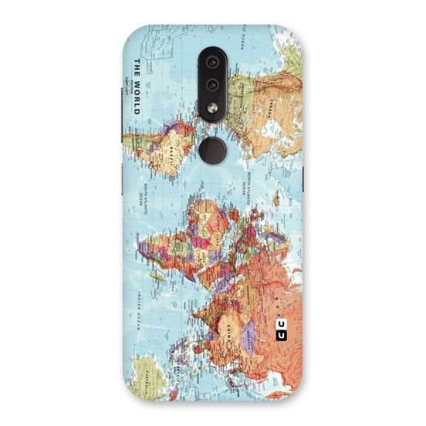 Lets Travel The World Back Case for Nokia 4.2