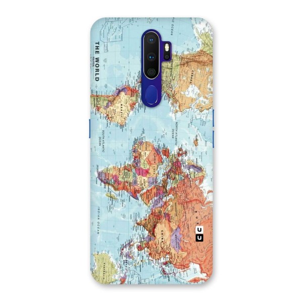 Lets Travel The World Back Case for Oppo A9 (2020)