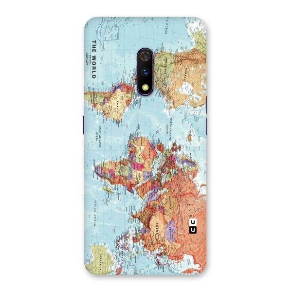 Lets Travel The World Back Case for Realme X