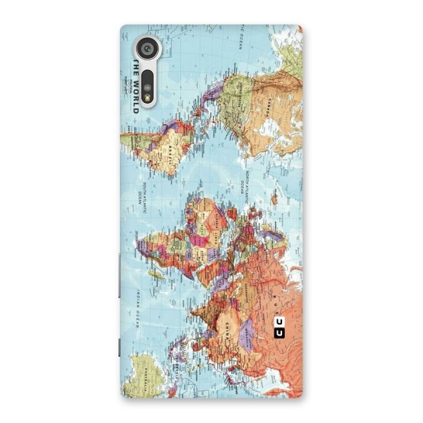Lets Travel The World Back Case for Xperia XZ