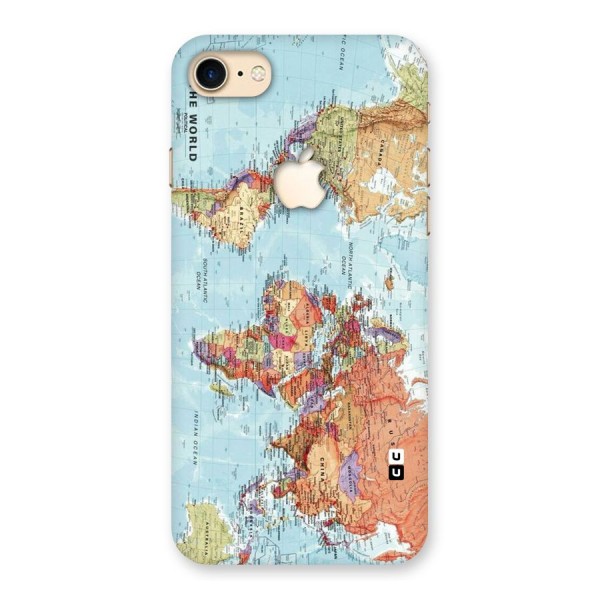 Lets Travel The World Back Case for iPhone 7 Apple Cut