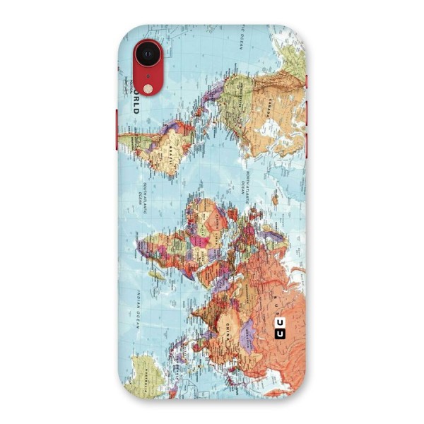 Lets Travel The World Back Case for iPhone XR