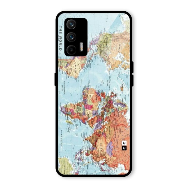 Lets Travel The World Glass Back Case for Realme X7 Max