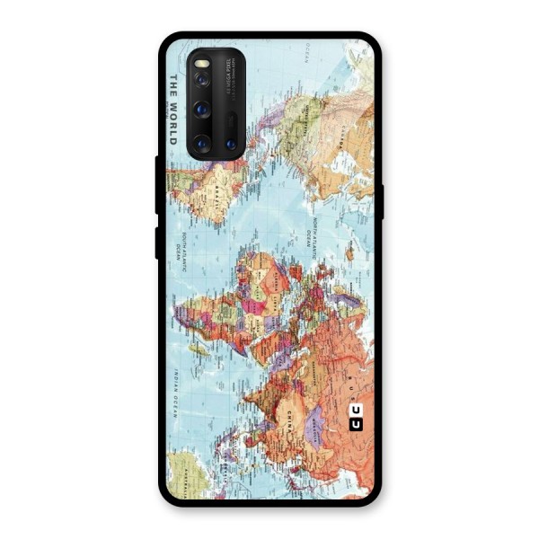 Lets Travel The World Glass Back Case for Vivo iQOO 3