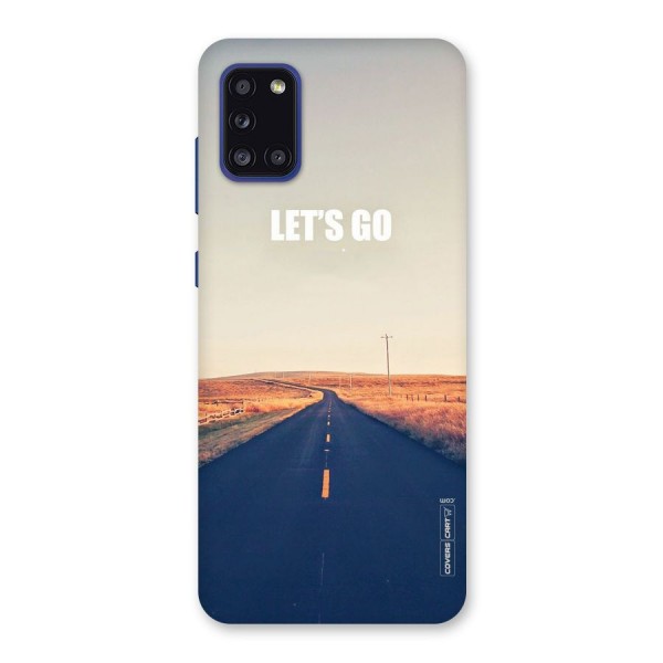 Lets Wander Back Case for Galaxy A31
