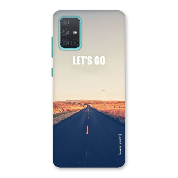 Lets Wander Back Case for Galaxy A71