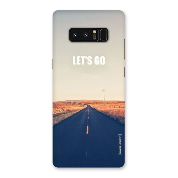 Lets Wander Back Case for Galaxy Note 8