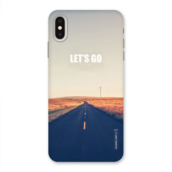 Lets Wander Back Case for iPhone XS Max