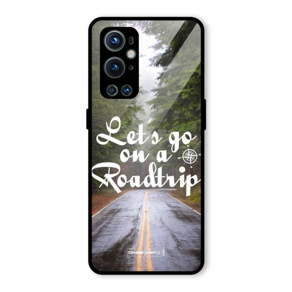 Lets go on a Roadtrip Glass Back Case for OnePlus 9 Pro