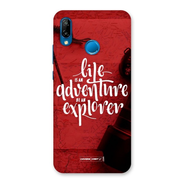 Life Adventure Explorer Back Case for Huawei P20 Lite