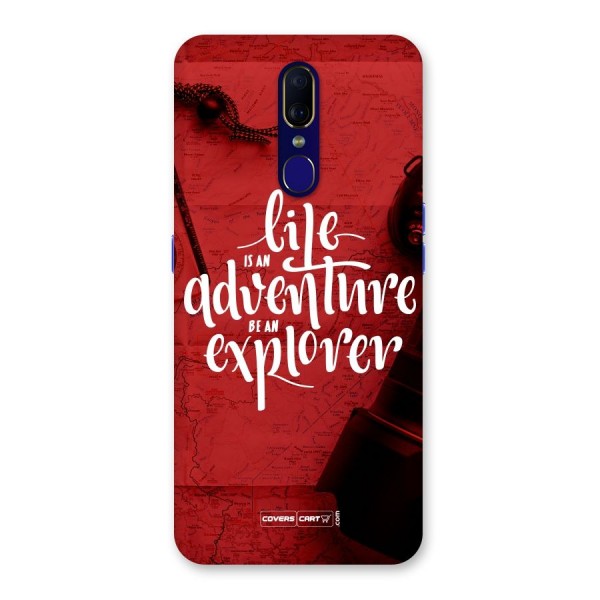 Life Adventure Explorer Back Case for Oppo F11