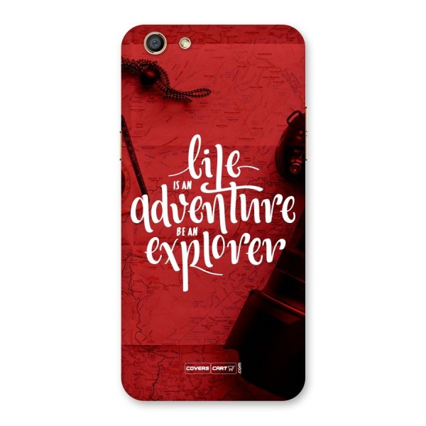 Life Adventure Explorer Back Case for Oppo F3