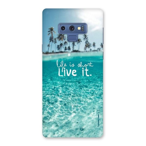 Life Is Short Back Case for Galaxy Note 9