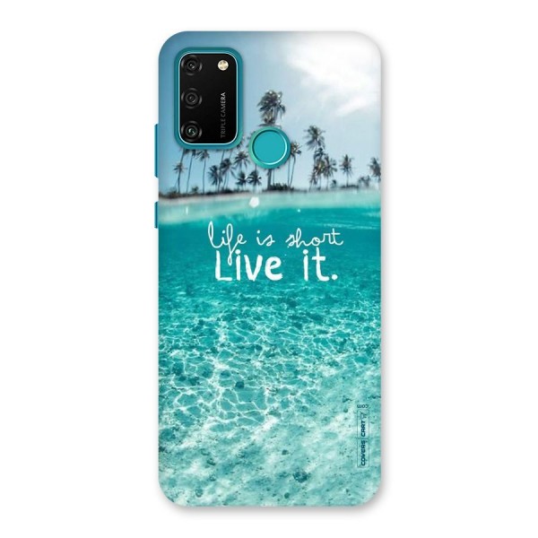 Life Is Short Back Case for Honor 9A