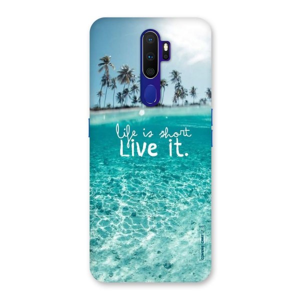 Life Is Short Back Case for Oppo A9 (2020)