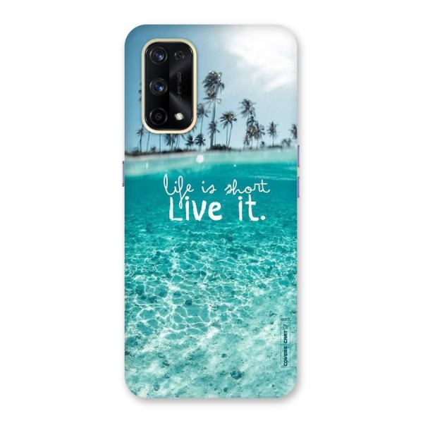 Life Is Short Glass Back Case for Realme X7 Pro