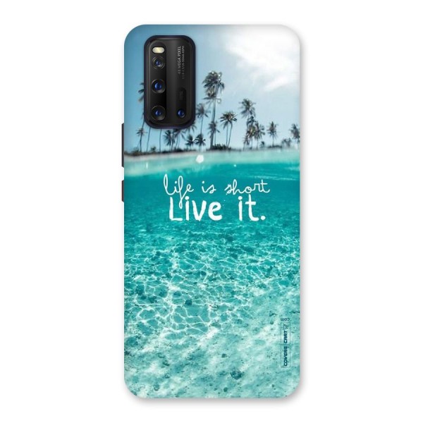 Life Is Short Back Case for Vivo iQOO 3