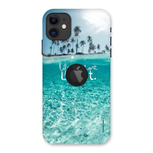 Life Is Short Back Case for iPhone 11 Logo Cut