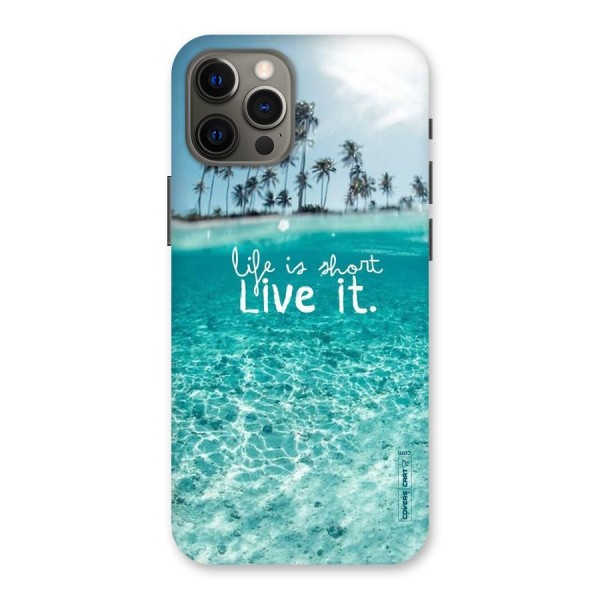 Life Is Short Back Case for iPhone 12 Pro Max