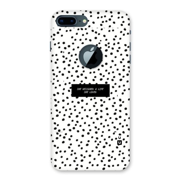 Life Loved Back Case for iPhone 7 Plus Logo Cut