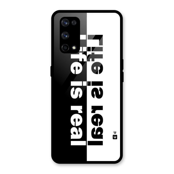 Life Reality Glass Back Case for Realme X7 Pro