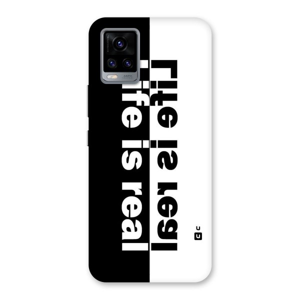 Life is Real Back Case for Vivo V20