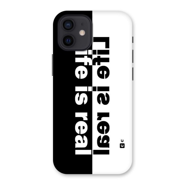 Life is Real Back Case for iPhone 12