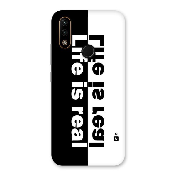 Life is Real Simple Back Case for Lenovo A6 Note