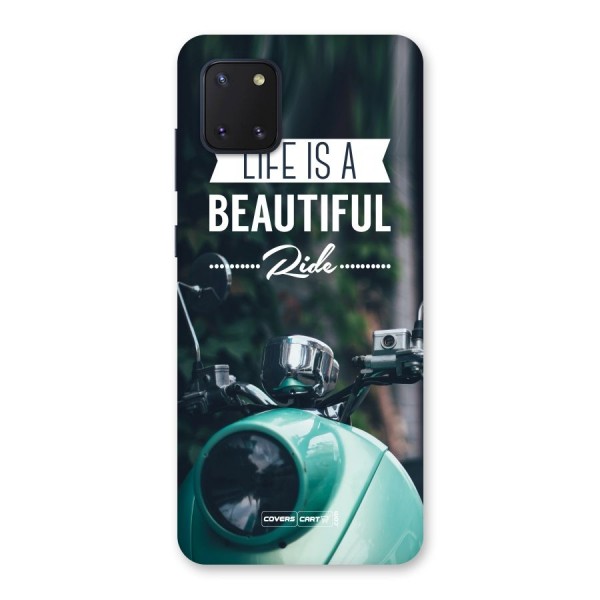 Life is a Beautiful Ride Back Case for Galaxy Note 10 Lite