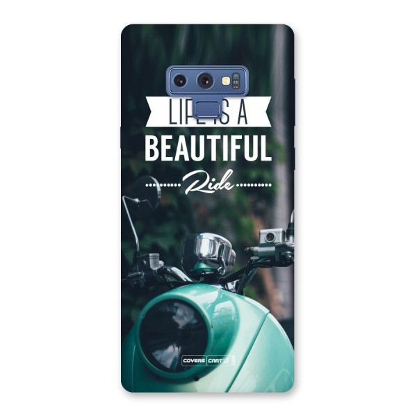 Life is a Beautiful Ride Back Case for Galaxy Note 9