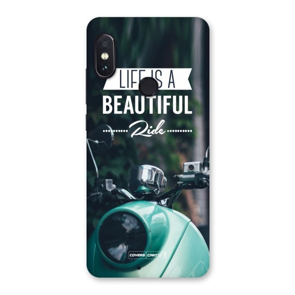 Life is a Beautiful Ride Back Case for Redmi Note 5 Pro