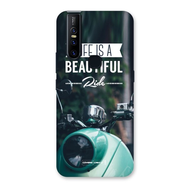 Life is a Beautiful Ride Back Case for Vivo V15