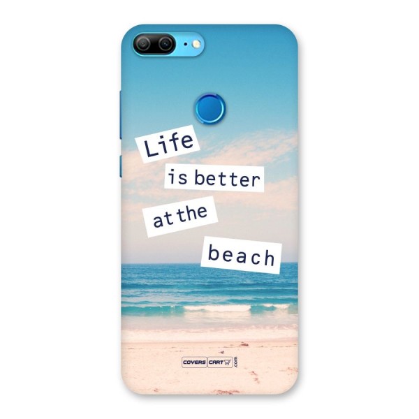 Life is better at the Beach Back Case for Honor 9 Lite
